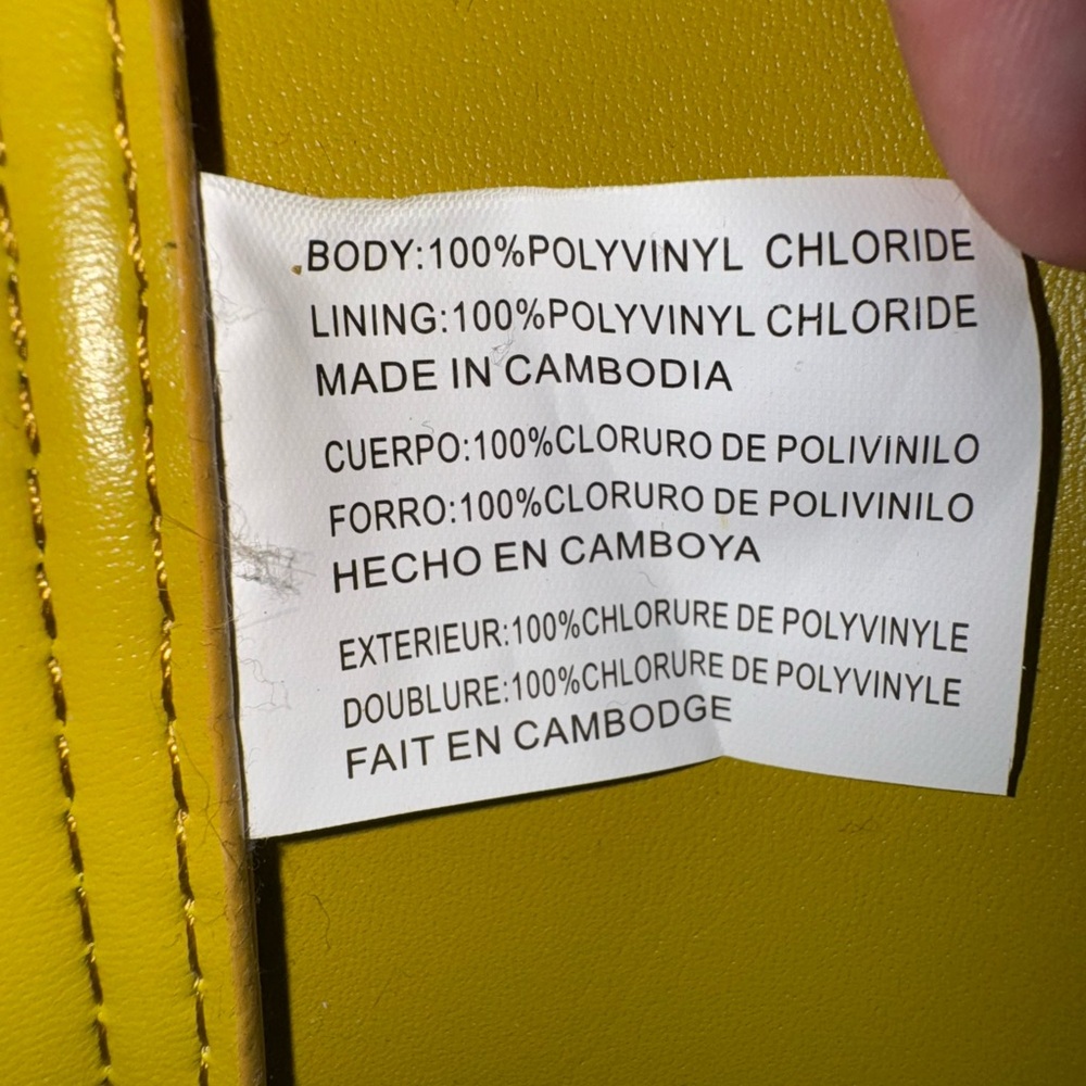 Steve Madden Mustard Tote with Floral Accent - Picture 4 of 9
